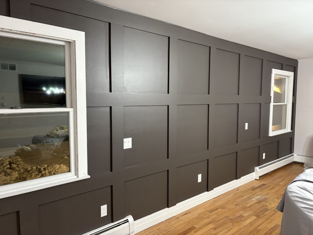 Custom Board & Batten Interior Accent Wall